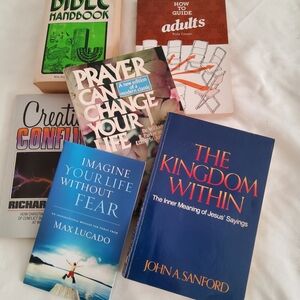 Reading Faith Religion Self-help Books, Lot of 6 books. Weight 2lb 13oz